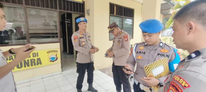 
 Kasi Provam Polres Bone   Lakukan Gatiblin Di  Polsek Tonra.Polres Bone