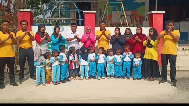 
 WUJUDKAN POLISI RAMAH PEREMPUAN DAN ANAK, WAKA POLSEK MARE SAMBANGI PAUD HARAPAN BUNDA