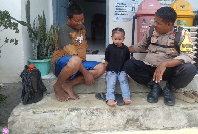 
 Polri Dekat dengan Masyarakat, Bhabinkamtibmas Konsisten Bangun Lingkungan yang Kondusif